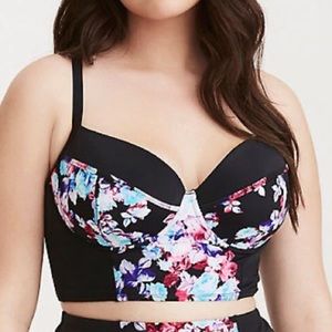 Floral Print Underwire Bikini Top